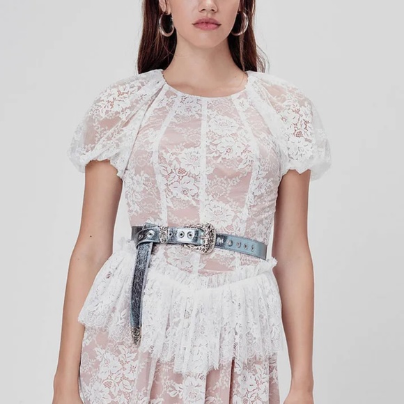 NWT For Love and Lemons Lace Dress Size M - Picture 7 of 7